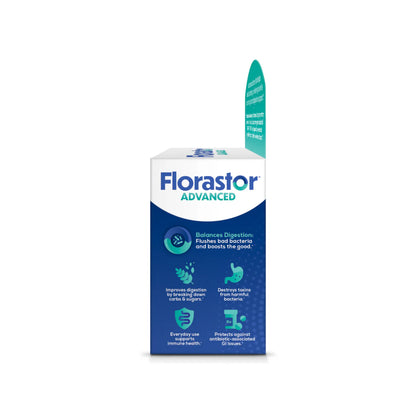 Florastor® Advanced Pro + Pre Probiotic & Prebiotic Fiber Supplement